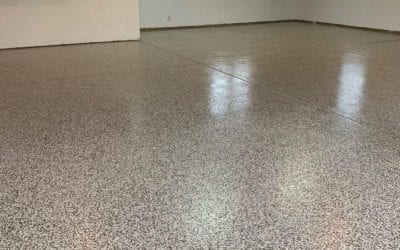 Cordwood Color – Garage Floor Installation in Weatherford TX
