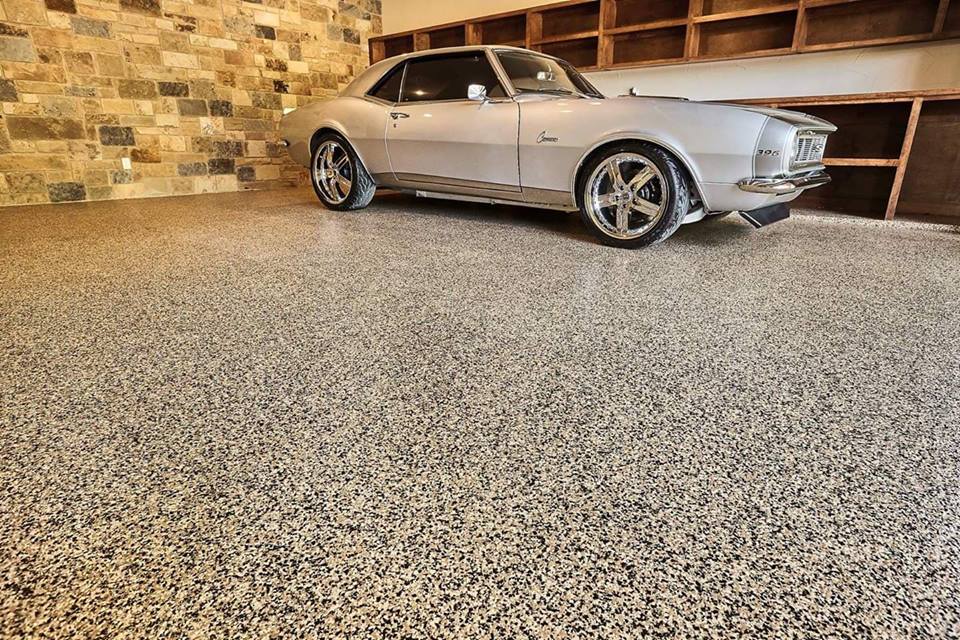 Beautiful Cars on a Newly Installed Garage Floor